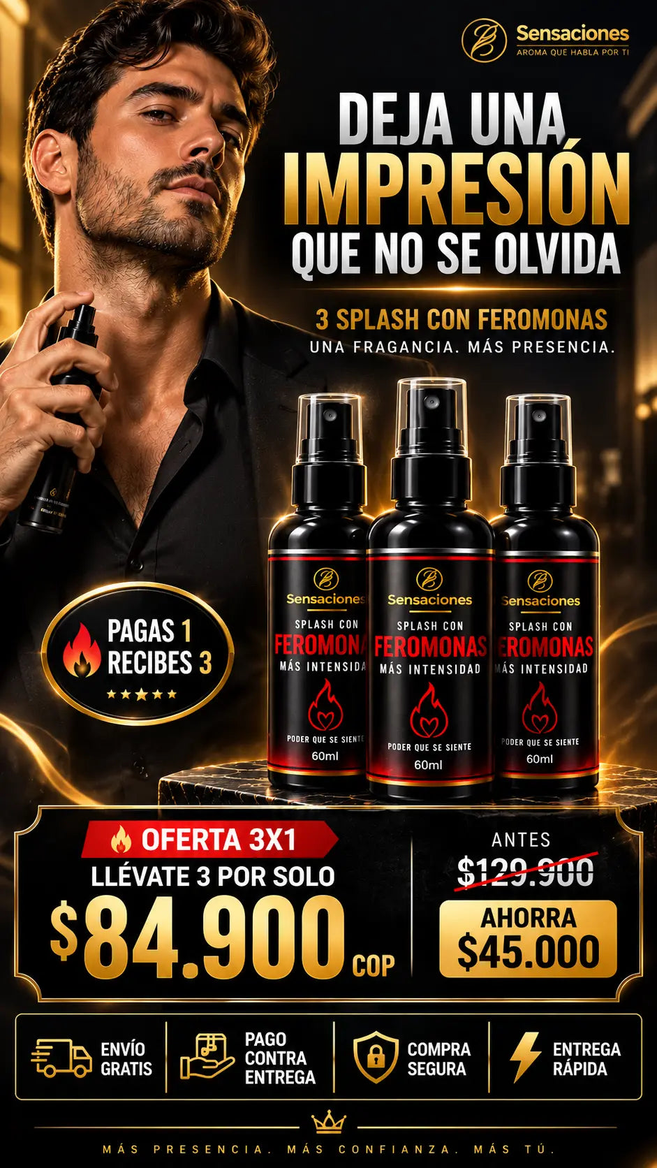 SPLASH FEROMONAS X3 UDS